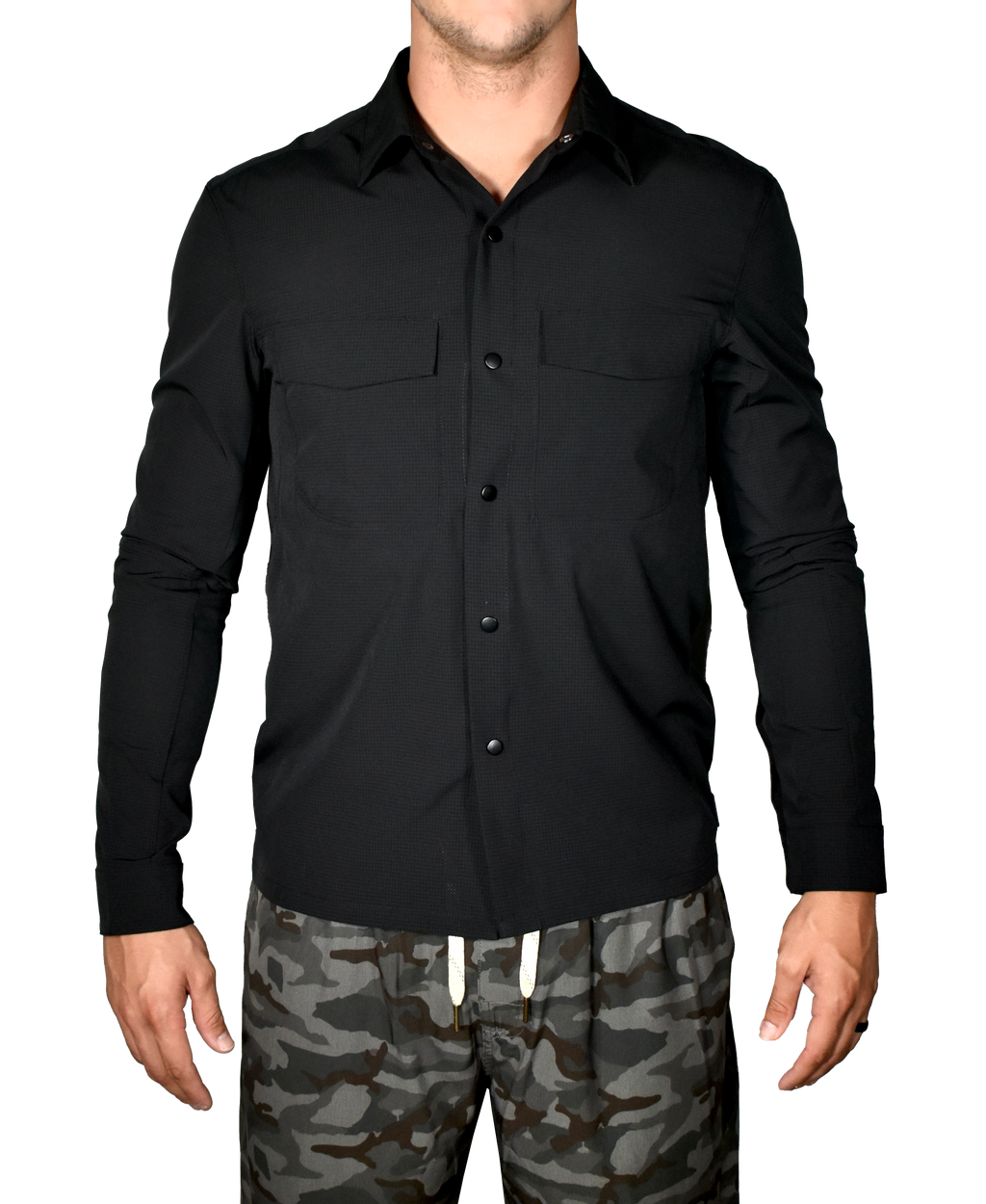 Metal Vent Shirt Jacket