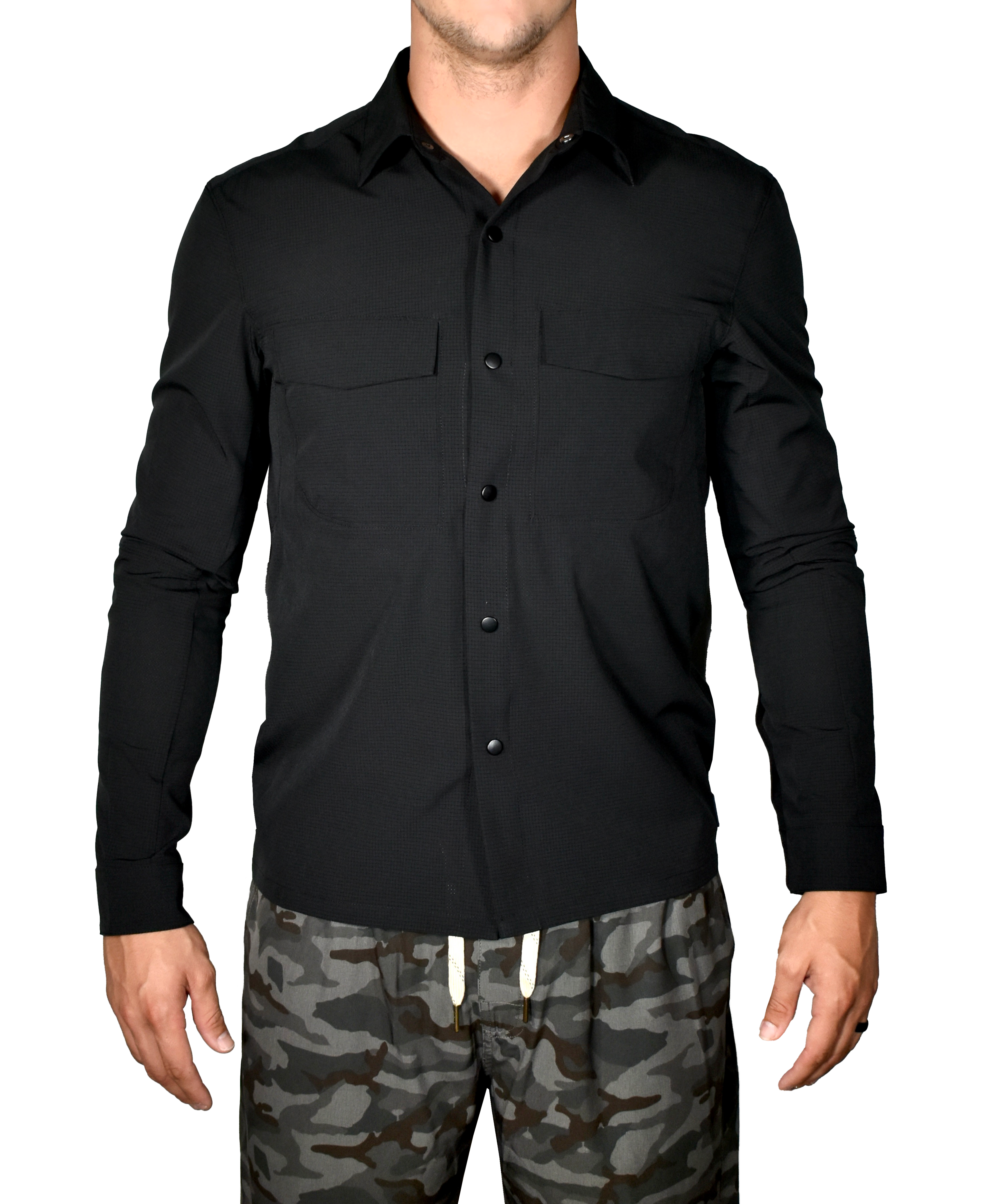 Metal Vent Shirt Jacket
