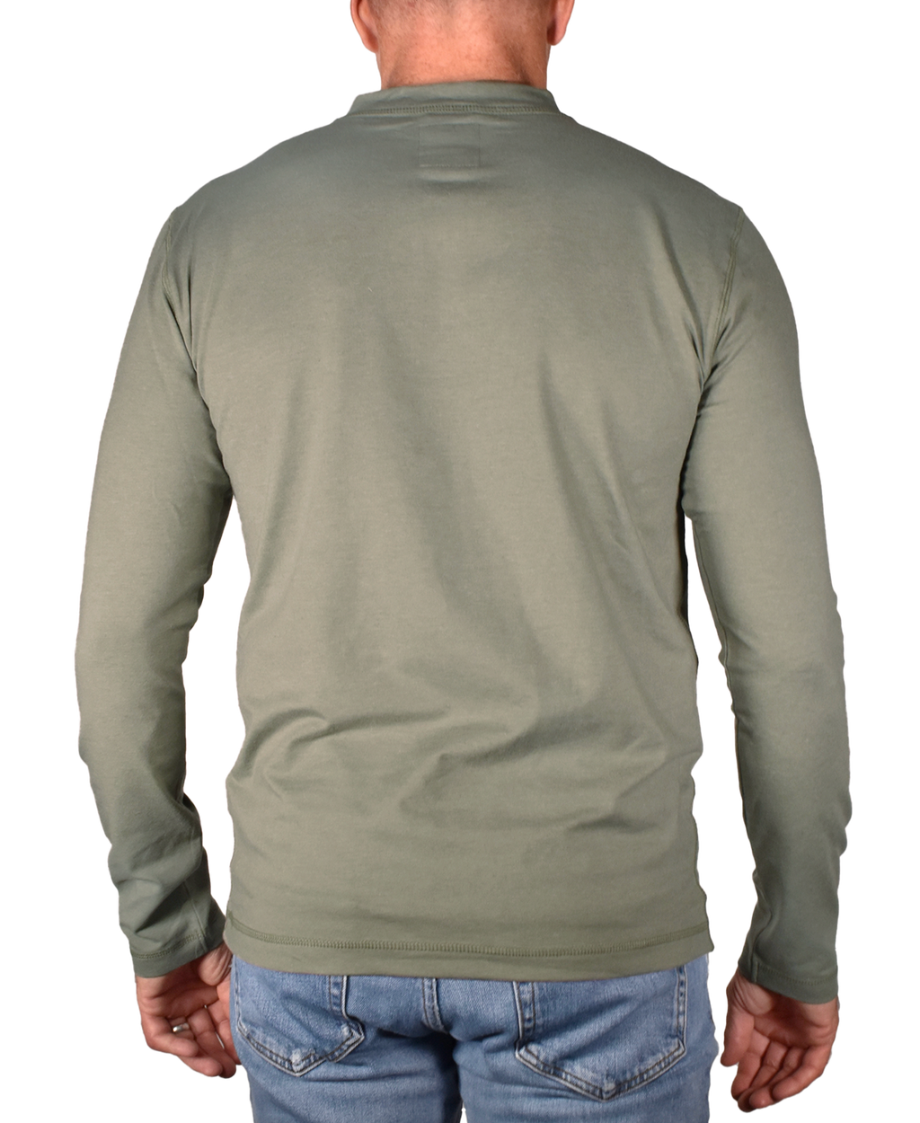 Stretch Jersey Henley