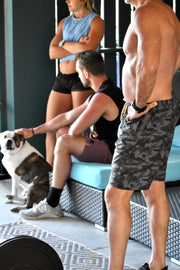 Camo Sport Short Grey