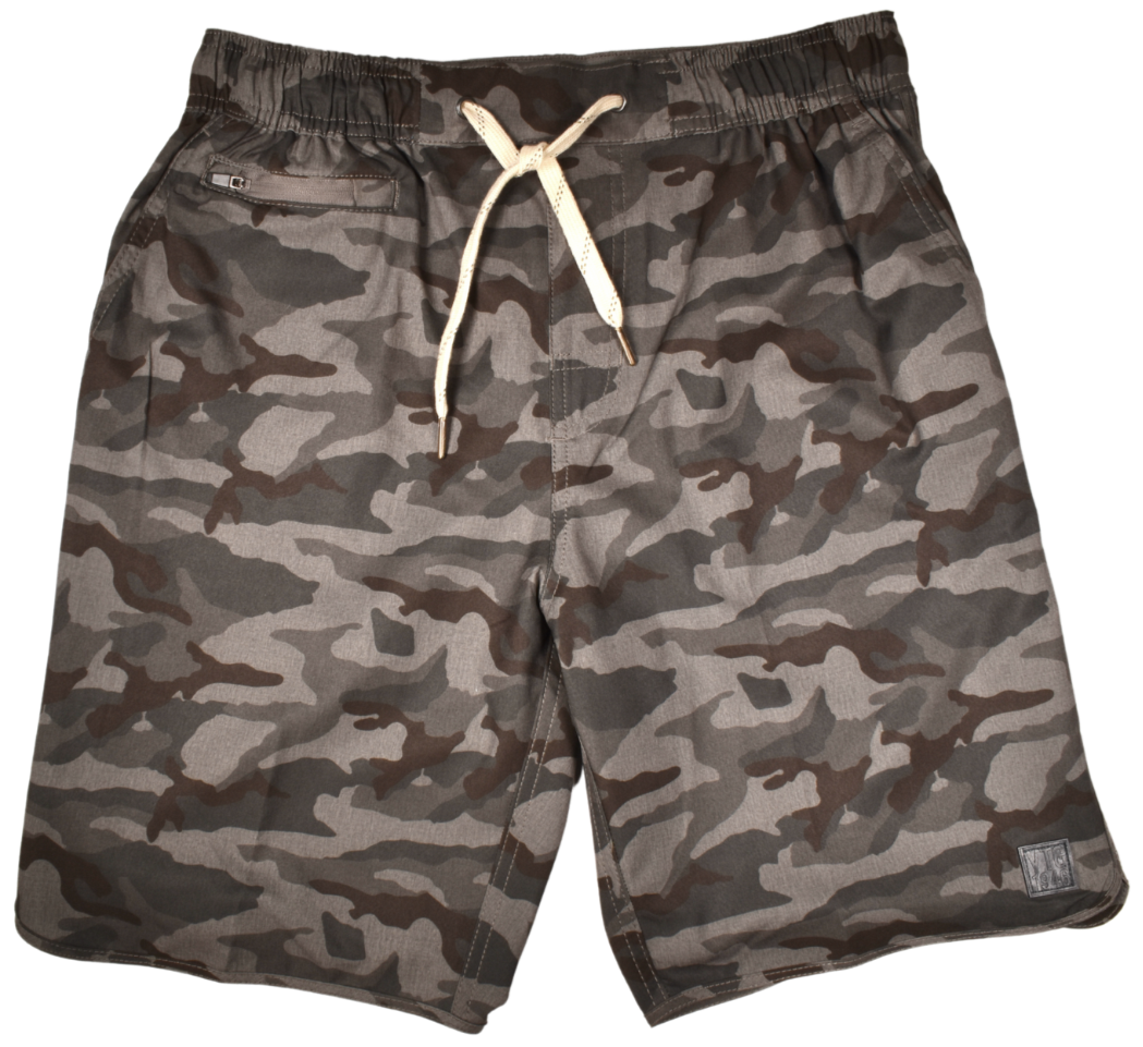 【SATIIIZ】Enard Pigment Bermuda Pants Vine Camo Bermuda Pants - satiiiz