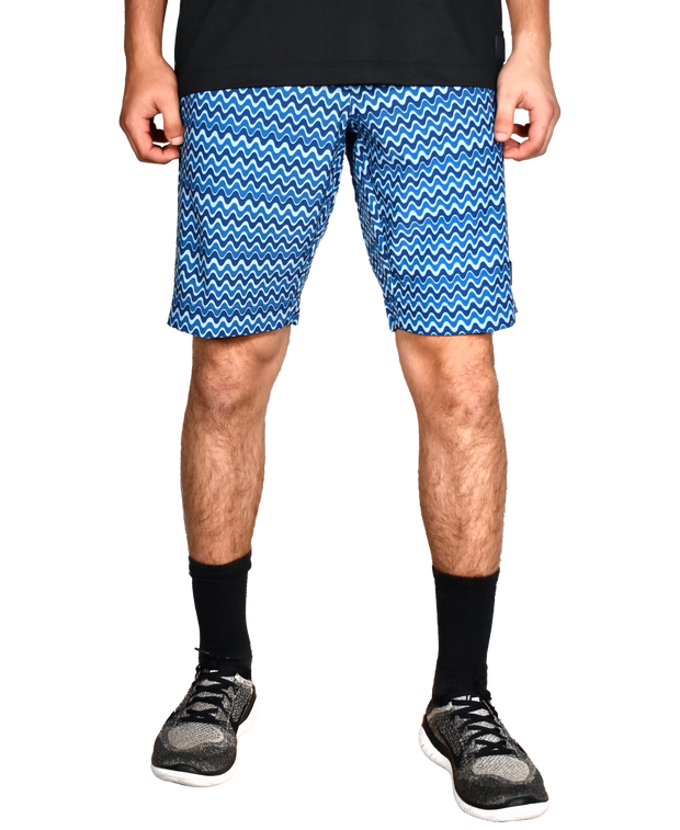 Zig Zag Golf Short, Navy