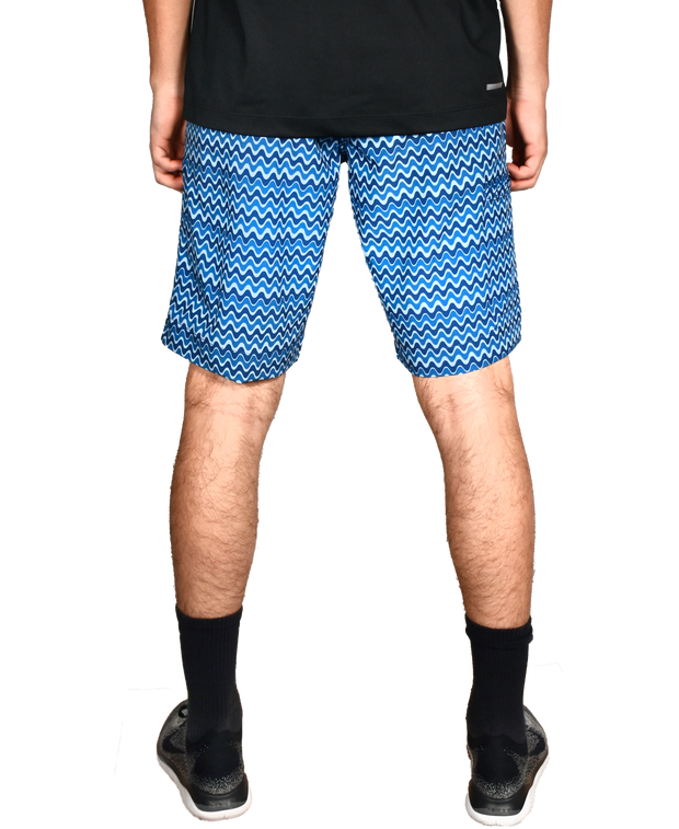 Zig Zag Golf Short, Navy
