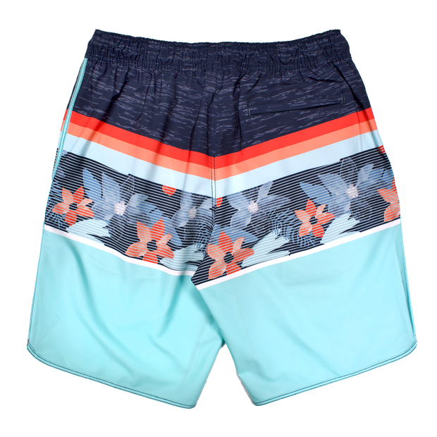 Striped Flower Print Windjammer Hybrid, Multi