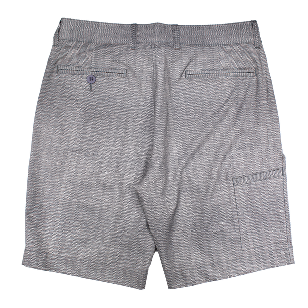 Exploded H-Bone Golf Short, Dark Night